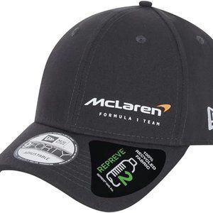 Authentic New Era 9Forty McLaren Formula 1 Team Hat, Dark Grey, Snapback NWT